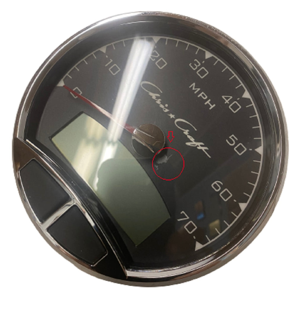 Chris Craft Medallion Speedometer & Tachometer Digital Gauge Kit 8653-00281-19 & 8653-00276-19
