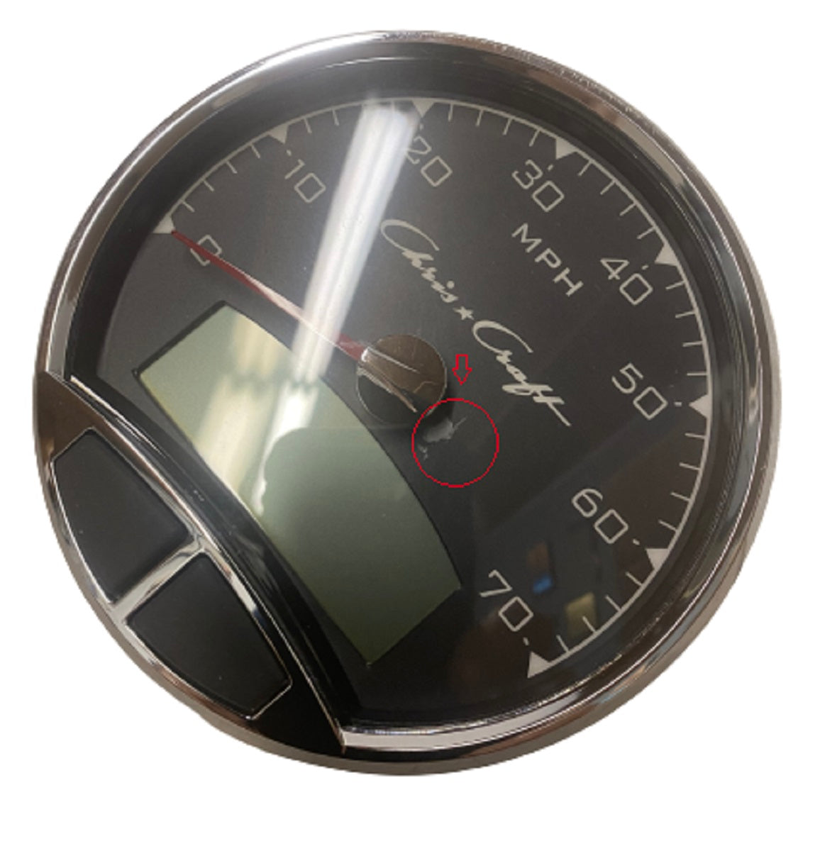 Chris Craft Medallion Speedometer & Tachometer Digital Gauge Kit 8653-00281-19 & 8653-00276-19