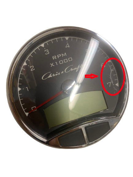 Chris Craft Medallion Speedometer & Tachometer Digital Gauge Kit 8653-00281-19 & 8653-00276-19