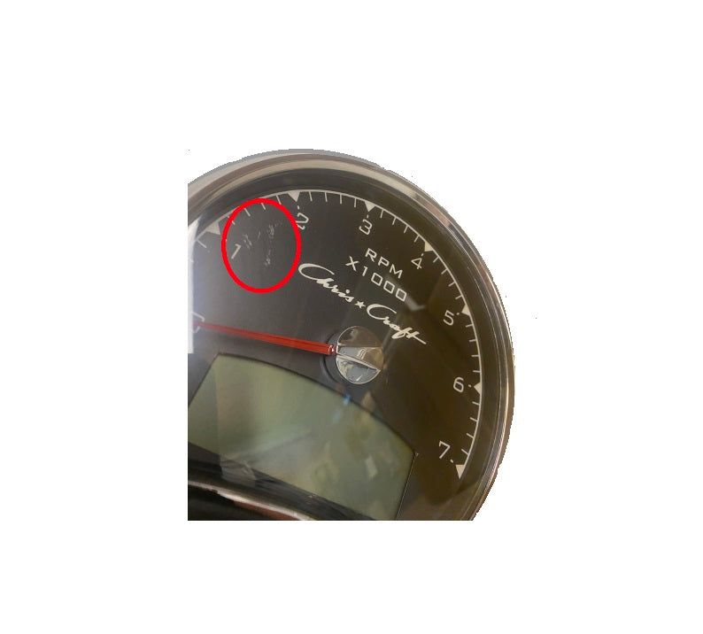 Chris Craft Medallion 0-7000 Analog RPM Tachometer w/ Multifunction Digital Display Gauge 8653-00281-19