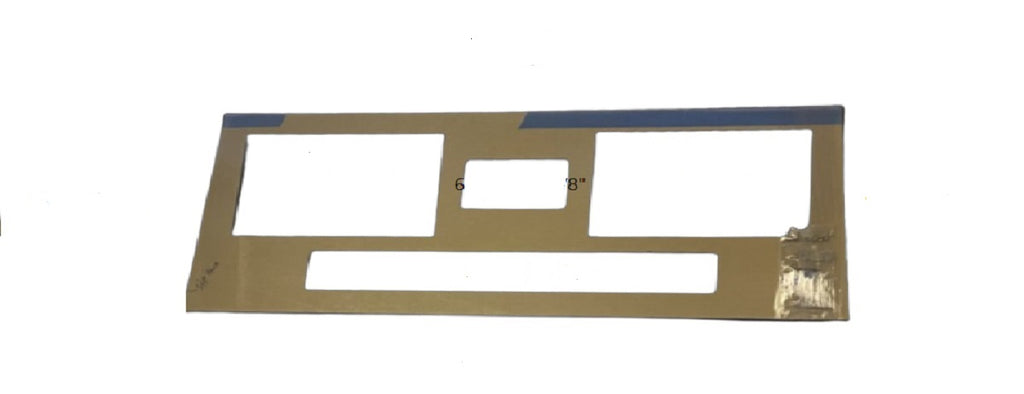 Key West Boats 263 Dual Garmin 7612 Black Dash Panel C-1040