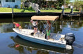 Key West Boats 1520 / 1720 CC Sunbrella Toast Bimini Canvas Kit w/ Boot 2131ASR1