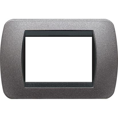 Bticino 4 Module Living International Titanium Graphite Plate L4804GFT