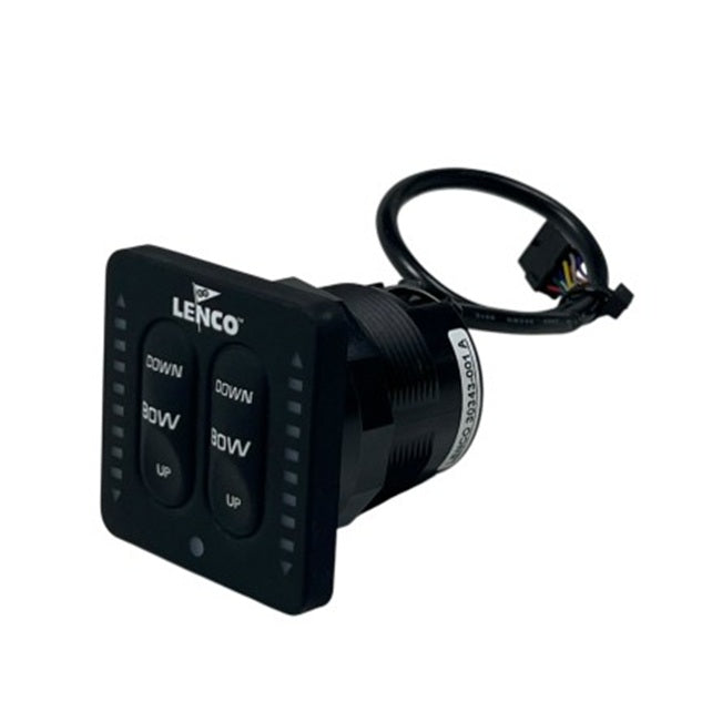 Lenco LED Indicator Two-Piece Control (2016-Newer) Trim Tab Switch Kit 30343-001