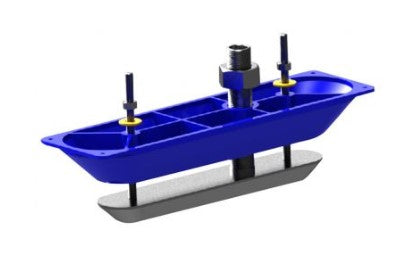 Lowrance Structure Scan HD Stainless Steel Thru-Hull Transducer Kit 000-11459-001