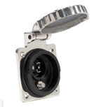 Marinco TV/Telephone Stainless Steel Male Dock Side Inlet PH6592TV-SS