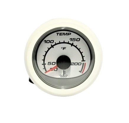 Mercury Marine SmartCraft SC100 30-200° White Temperature Gauge 79-879920K11