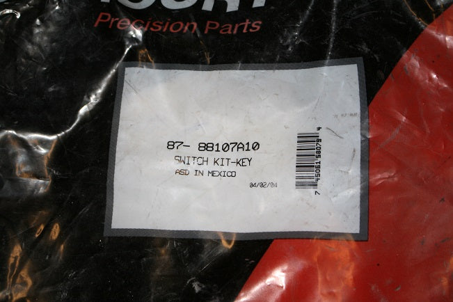 Mercury Marine Ignition Key Switch Kit 87-88107A10