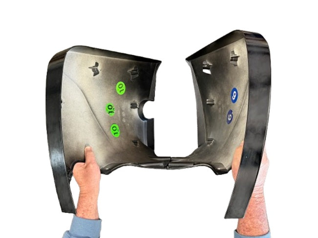 Mercury Marine V10 Verado 400 HP Rear Cradle Cover Assembly 8M0199897