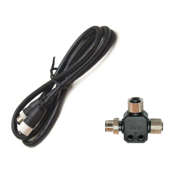 Mercury Marine/MerCruiser NMEA 2000 5-pin Instrument or Joystick 1 Meter Extension Cable w/ Tee