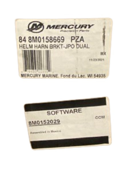 Mercury Marine Dual Command Control Modules w/ Bracket & Harnesses (CCM) 84-8M0158669