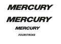 Mercury Marine Cowling Logo Black Decal Set 37-8M0142184