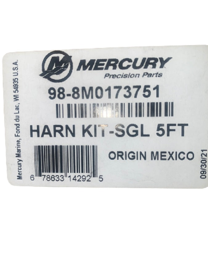 Mercury Marine 5' ERC Green & Blue Harness Kit 8M0173751
