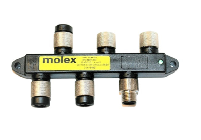 Molex NMEA 2000 M12 Multiport Interconnect Junction Tee 84587-0005