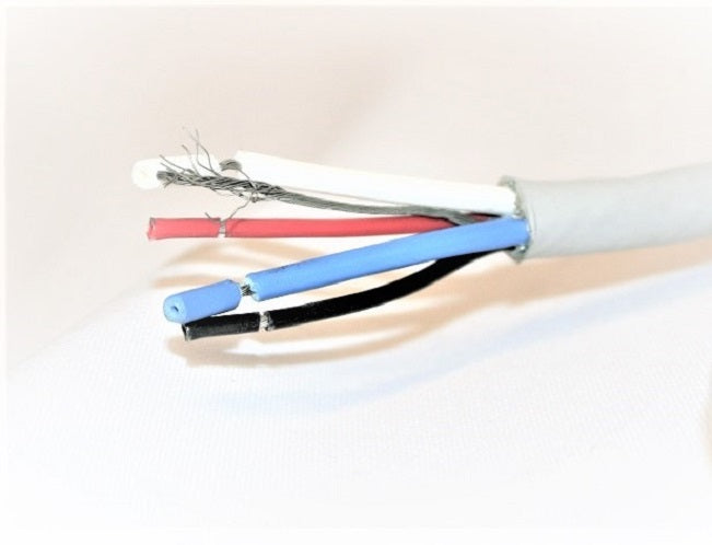 Molex DeviceNet Mini-C 6ft Female To Free Wire Harsh Duty Connector Cable 84856-3006