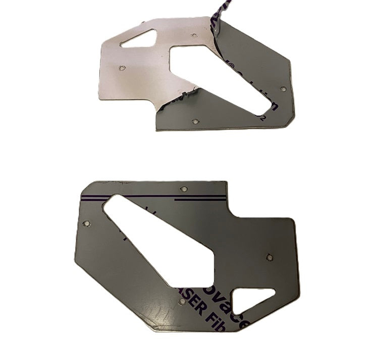 Monterey 385SE/CP Stainless Steel Trim Plates Swim Platform (Pair) 15204720-00 & 15204719-00