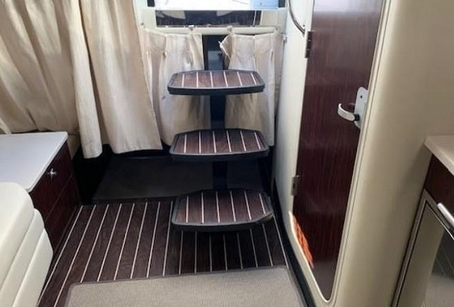 Monterey Boats 335SY Black Aluminum Cabin Entry Steps w/ Gussets 15206414-00-STEP