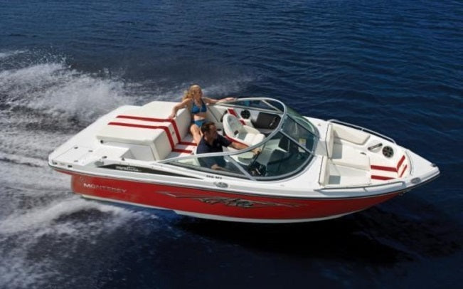 Monterey Boats (2014-2015) 186 MS Surlast Black Mooring Cover 95312042-00-MCOV