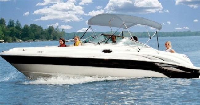 Monterey Boats 196 Montura Bowrider Sunbrella Linen Tweed Cockpit Cover IN1-60600-A97