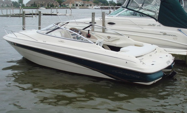 Monterey Boats 210 Montura Bowrider Sunbrella Linen Tweed Convertible Aft Curtain IN1-10400-A97