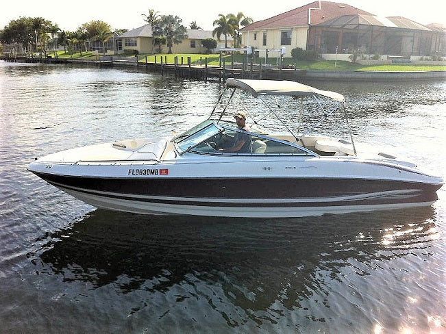 Monterey Boats 218 LS Montura Bowrider Sunbrella Linen Tweed Tonneau Cover 29246054062