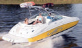 Monterey Boats 223 Explorer Sport Sunbrella Jet Black Cockpit Cover CANDC-CC-6178-BLK