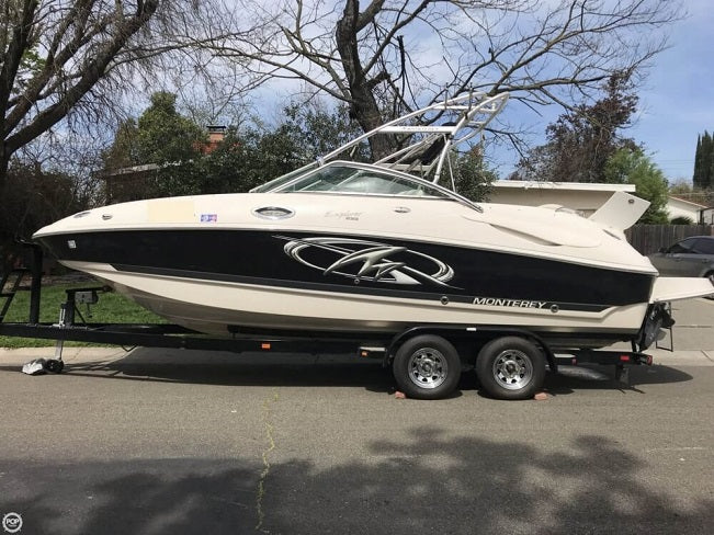 Monterey Boats 233 Explorer W/ Tower Captains Navy Bimini Canvas Kit 62000046011