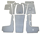 Monterey Boats 278SC Cockpit w/ Lounge Seat Option Grey Brushed Teak w/ Black Seadek Inlay Kit 25180014-02-SEAD