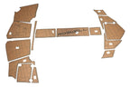 Monterey Boats MX6 Roswell Edition Cockpit Brown Brushed Teak w/ Black Seadek Inlay Kit 25189925-00-SEAD