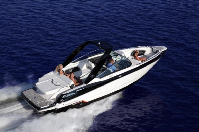 Monterey Boats 268 Super Sport Bowrider Sunbrella Jockey Red Aft Curtain CANSA-AC5946000310