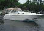 Monterey Boats 268 Sport Cruiser Sunbrella Jet Black Windshield to Bimini Connector CANSB-WS-5995-BLK