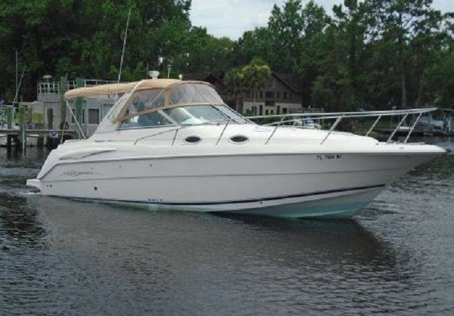 Monterey Boats 268 Sport Cruiser Sunbrella Jet Black Windshield to Bimini Connector CANSB-WS-5995-BLK