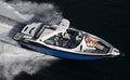 Monterey Boats 298 Super Sport w/ Electric Arch Sunbrella Captains Navy Sun Shade Top & Valance HE1-601VA-S46