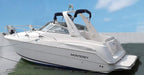 Monterey Boats 302 Cruiser Sunbrella Jet Black Camper Aft Curtain CANC-CAFT-2922-BLK