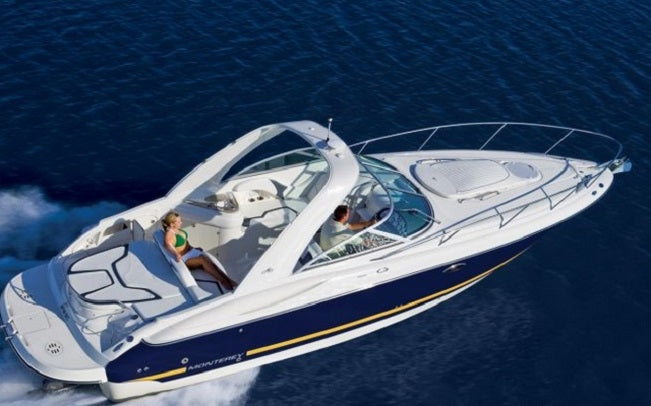 Monterey Boats 298/318 Sport Cruiser Cuddy Sunbrella Jet Black Aft Curtain 64540008103