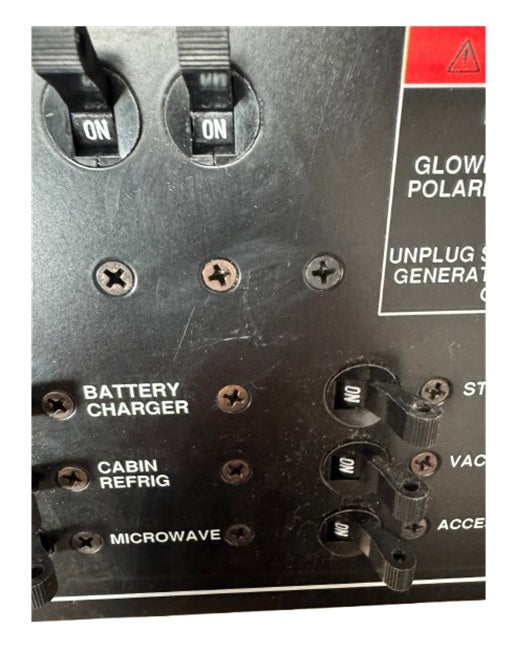 Monterey Boats 360SC MDP Panel 220 Volt/50 Hz AC Panel 60253076-00-PANL