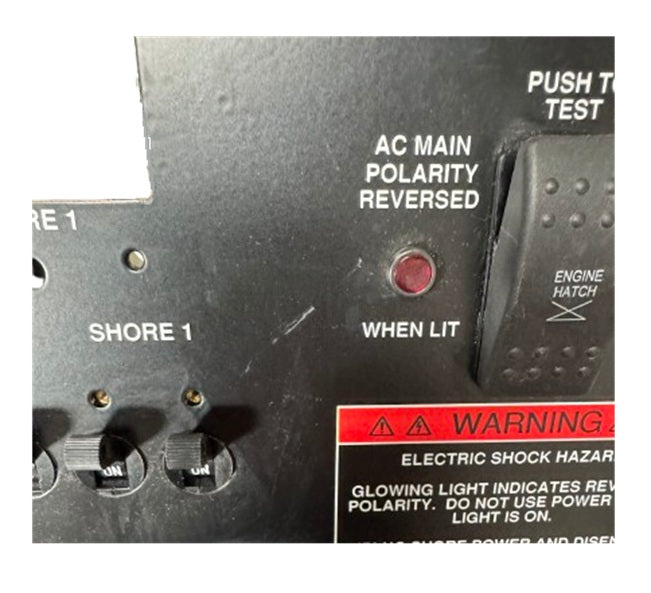 Monterey Boats 360SC MDP Panel 220 Volt/50 Hz AC Panel 60253076-00-PANL