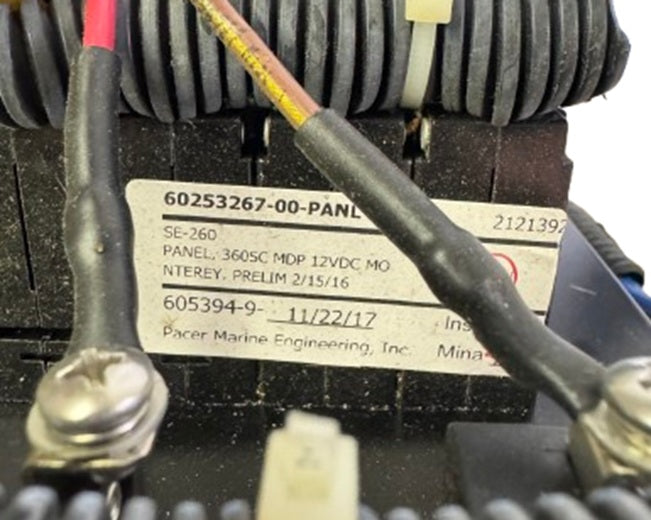 Monterey Boats 360SC 12V-DC Breaker & Switch Panel 60253267-00-PANL