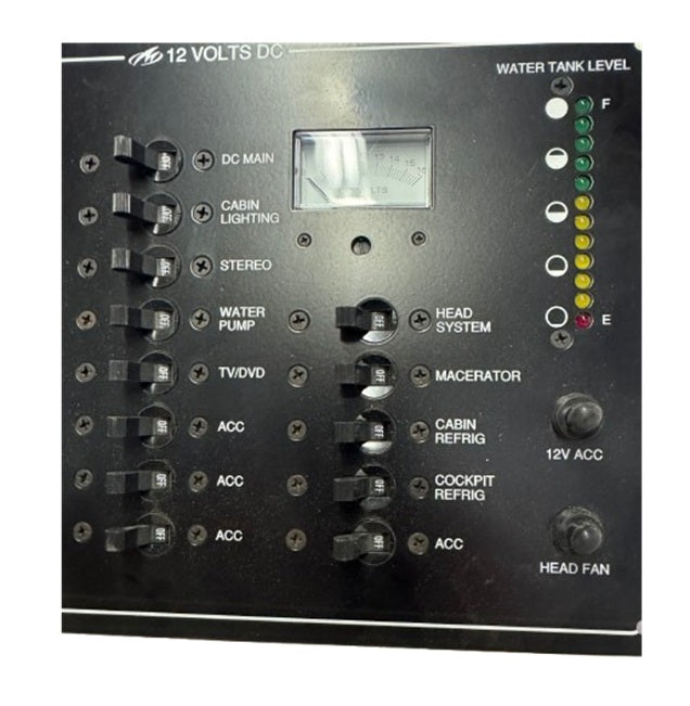 Monterey Boats 360SC 12V-DC Breaker & Switch Panel 60253267-00-PANL