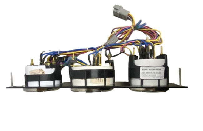 Monterey Boats 186/196 Black Metal Instrument Kronos Gauge Panel 60252003-00-PANL