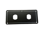 Monterey Boats Dual Volvo Penta Gas Ignition Key Switch Dash Panel Blank  60252013-01-PANL