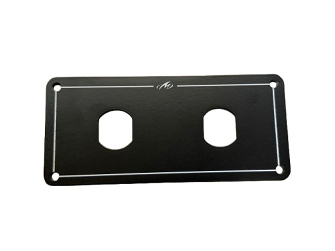 Monterey Boats Dual Volvo Penta Gas Ignition Key Switch Dash Panel Blank  60252013-01-PANL