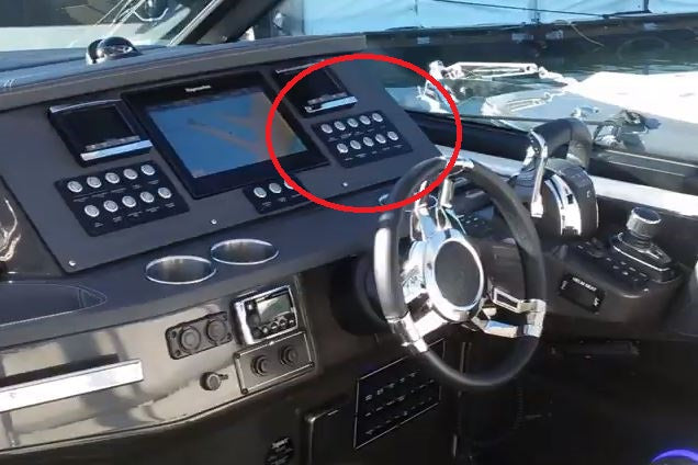 Monterey Boats 378SE Dash Helm Starboard Switch Panel 60252023-00-PANL