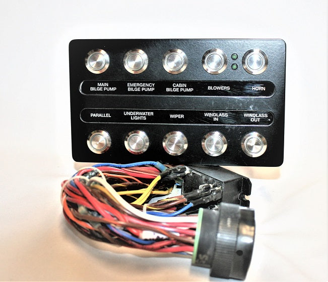 Monterey Boats 378SE Dash Helm Starboard Switch Panel 60252023-00-PANL