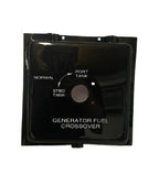 Monterey Boats 335/355SY Black Plastic Generator Fuel Crossover Lever Cover Panel 60254818-00-PANL