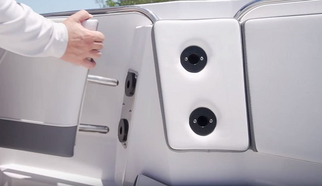 Monterey Boats Port & Starboard Bolster Backrest Bracket Set 85584619-00-BRKT/85584620-00-BRKT