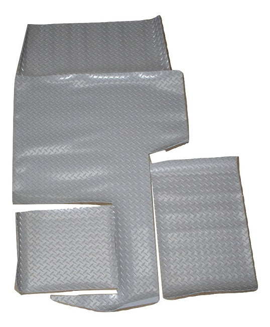 Monterey Boats 328SS Grey Diamond Plate Pattern Cabin Step Tread Kit