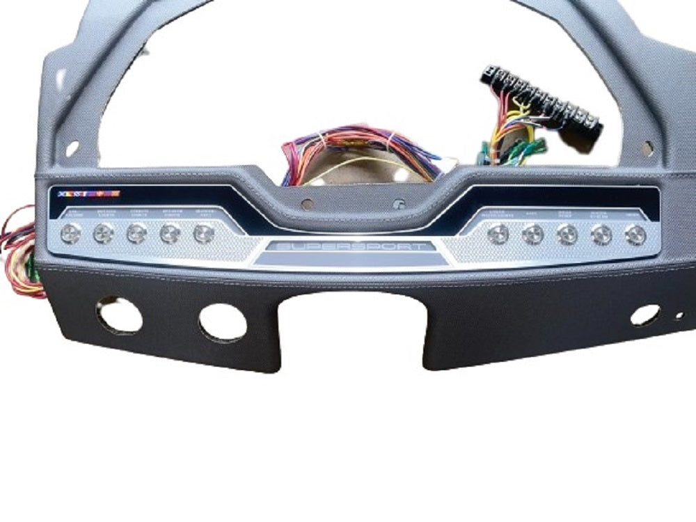 Monterey Boats 258/278 SuperSport Grey Vinyl Switch Panel 60253602-03-PANL