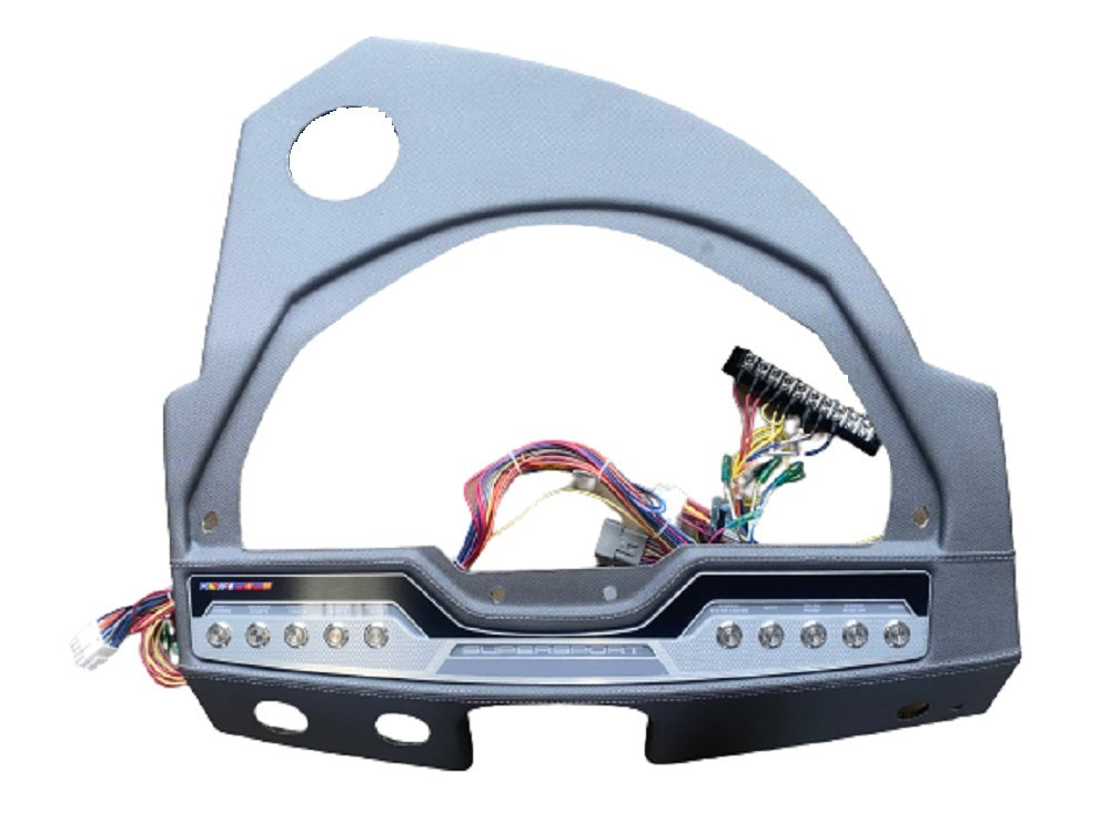 Monterey Boats 258/278 SuperSport Grey Vinyl Switch Panel 60253602-03-PANL