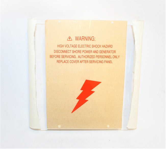 Monterey Boats/Pacer Marine Clear Acrylic Shore Power Electrical Cover Panel ZP-SE-058P